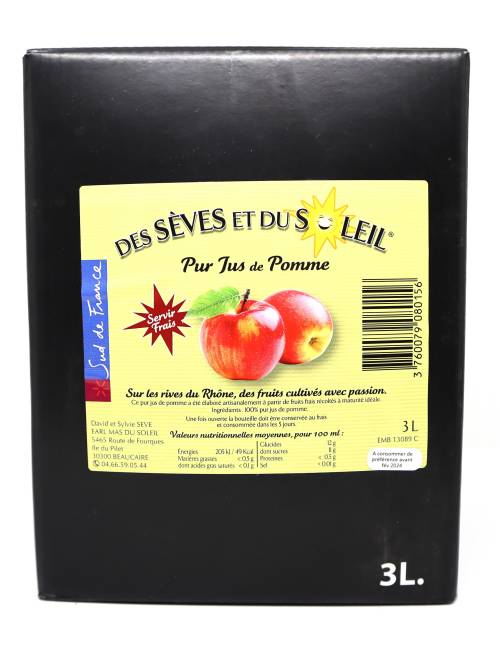 BIB Jus de pomme 3L