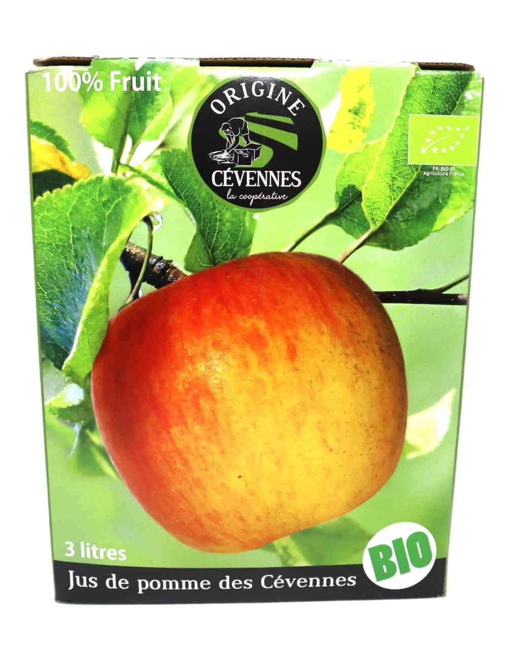 Jus de pomme Bio Cévennes 3L