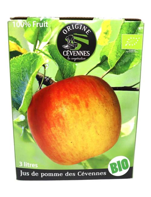 Jus de pomme Bio Cévennes 3L