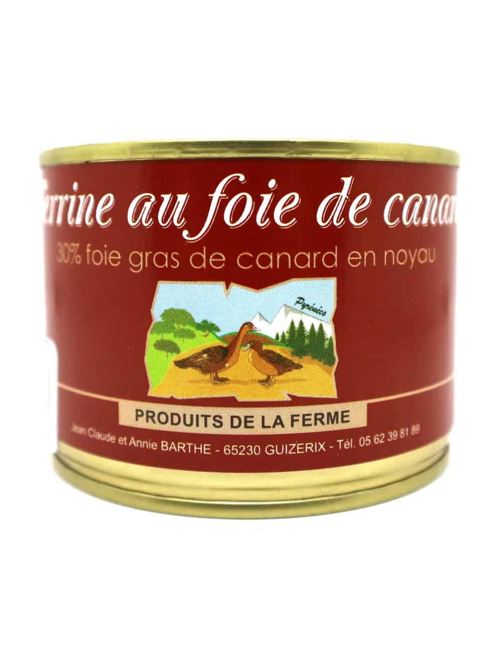 Terrine au foie de canard 250g