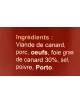 Terrine au foie de canard 250g