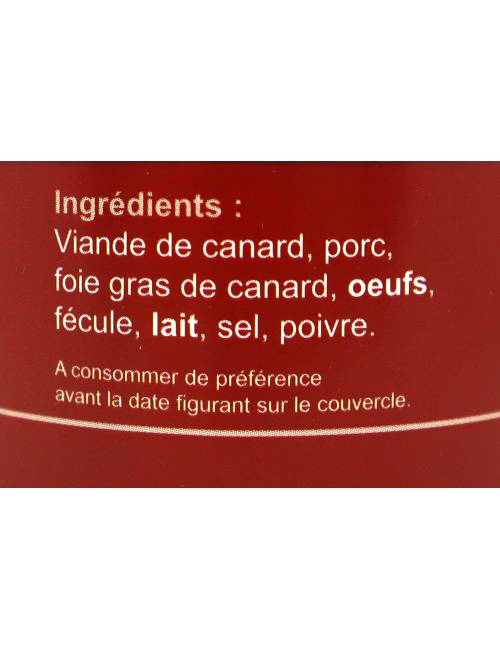 Terrine de canard 180g