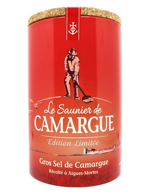 Boîte en fer de gros sel de Camargue 1kg