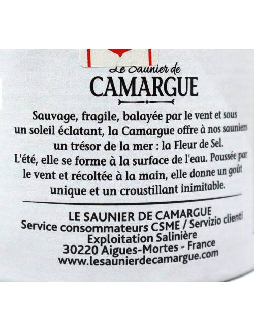 Fleur de sel de Camargue Edition limitée 125g