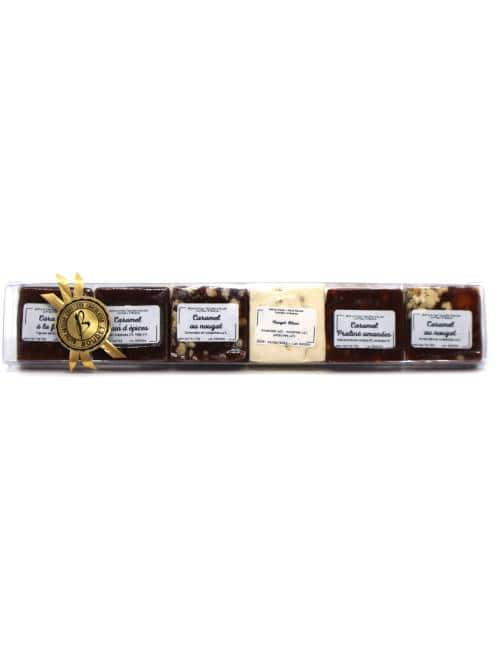 Réglette de 6 caramels assortis