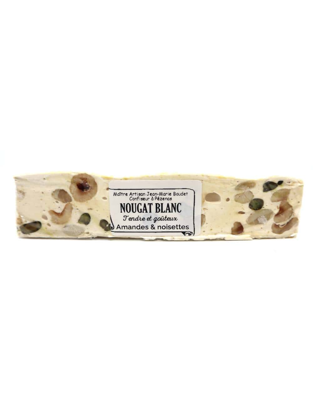 Nougat blanc en barre de 100g
