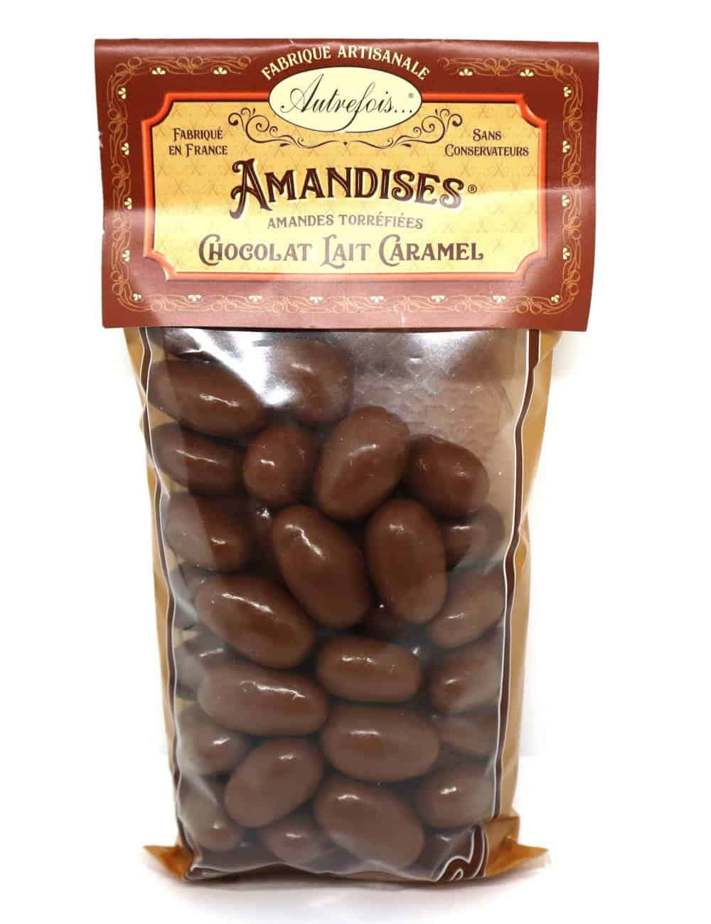 Sachet Amandises Chocolat Lait Caramel 170g