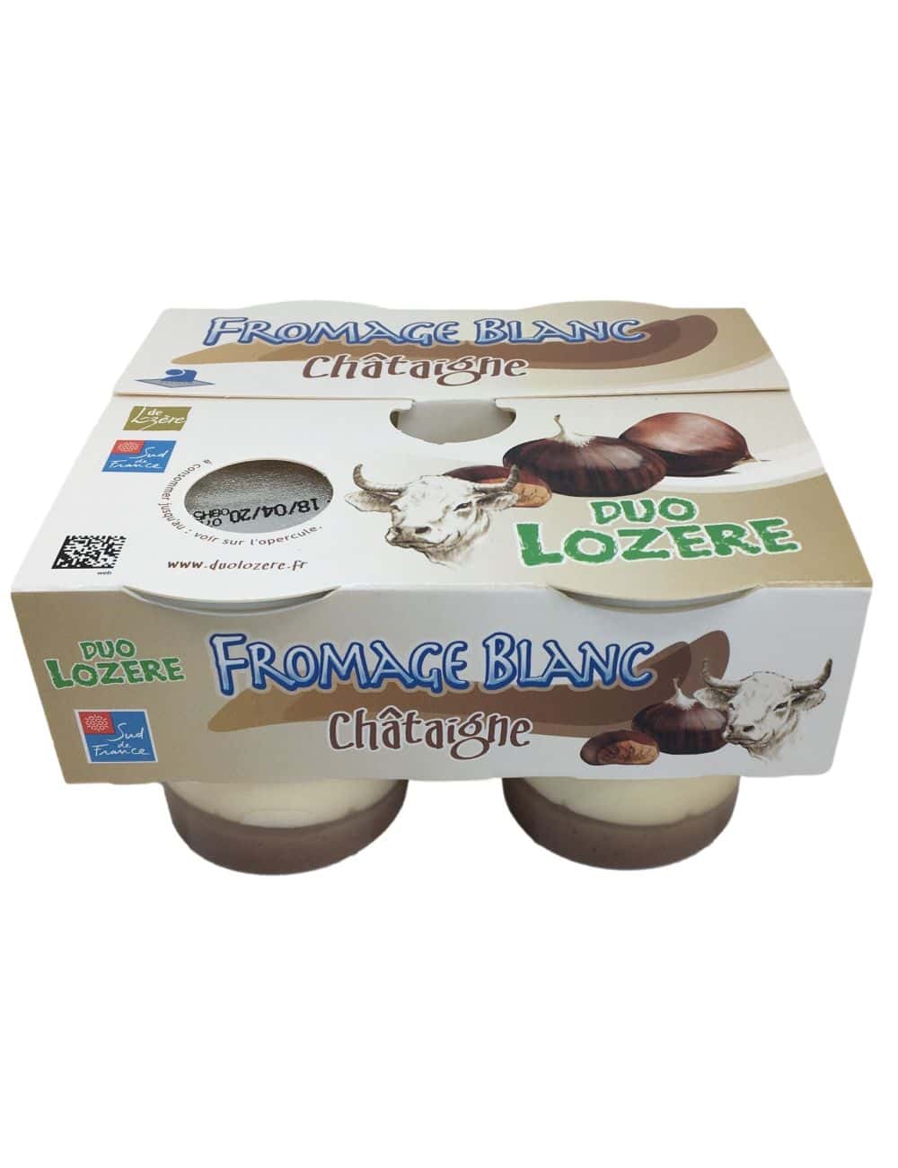 Fromage blanc Chataîgne 4x125g