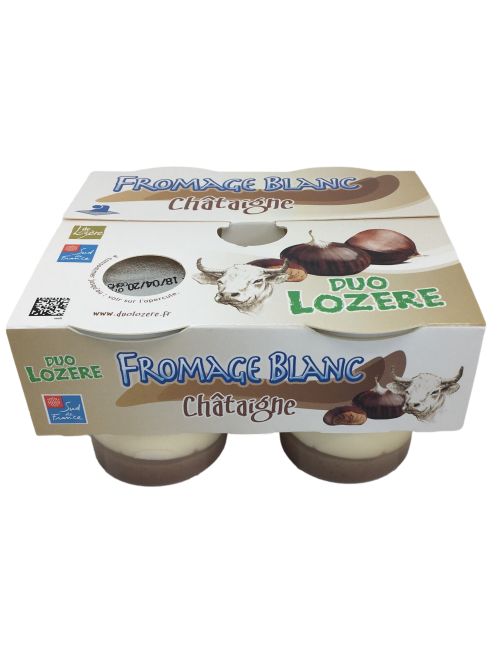 Fromage blanc Chataîgne 4x125g