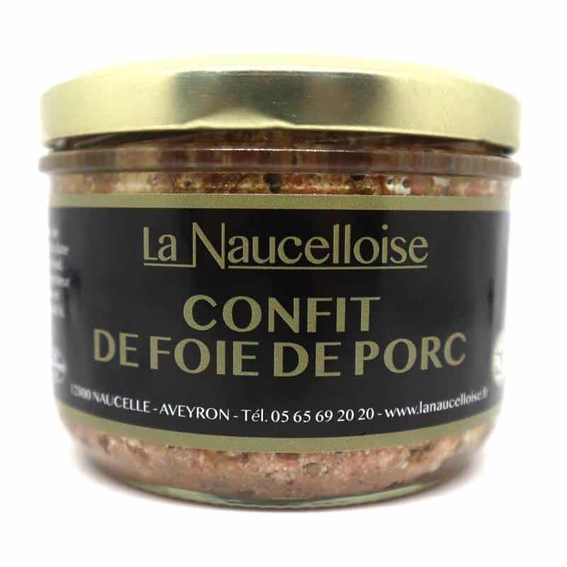 Verrine de confit de foie de porc 180 gr