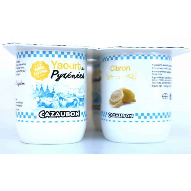 Yaourt fermier Citron 4x125g