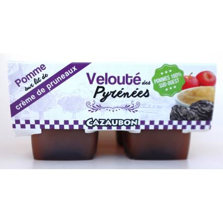 Velouté Pomme pruneaux 4x125g