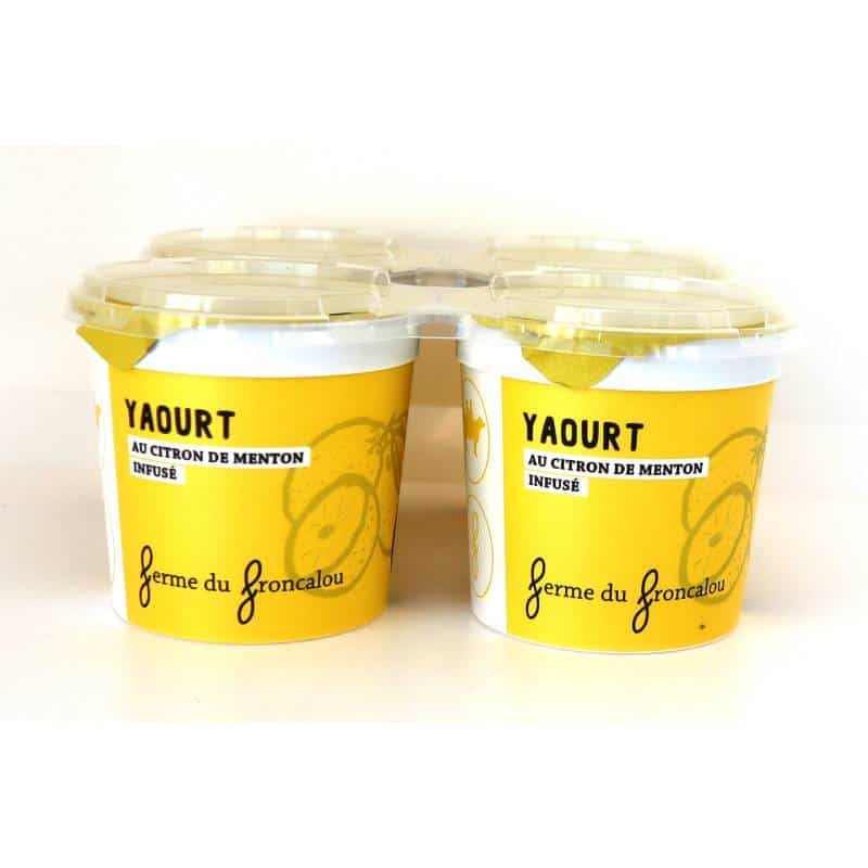Yaourt Citron de Menton IGP 4x100g