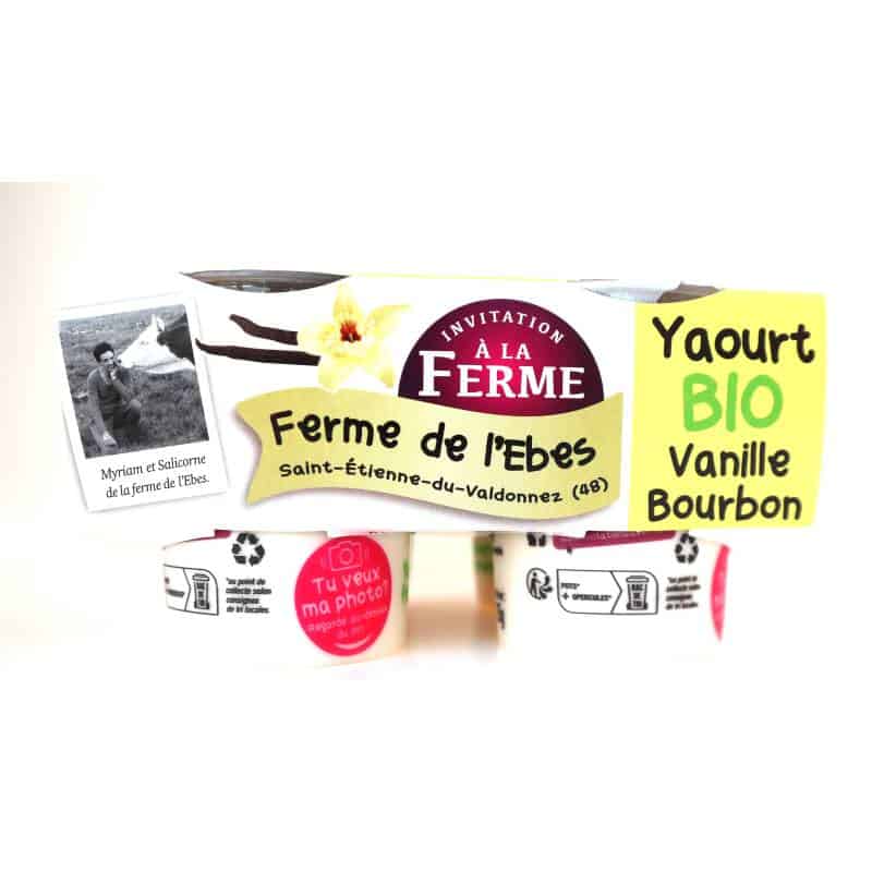 Yaourt Bio Vanille Bourbon 4x125g
