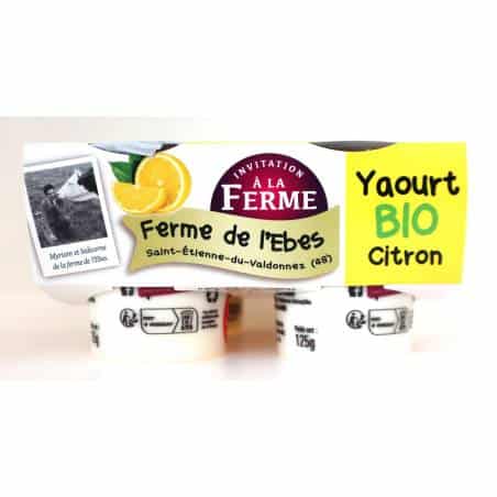 Yaourt Bio Citron 4x125g