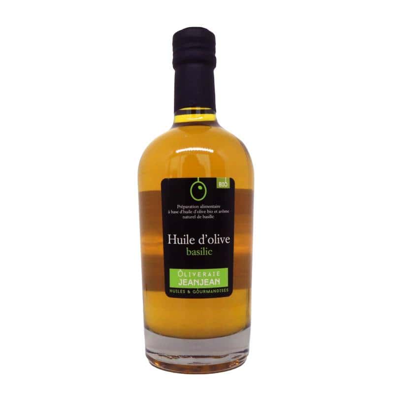 Huile d'olive basilic 50cl