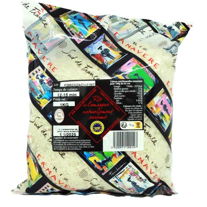 Riz naturellement parfumé IGP Camargue 1kg