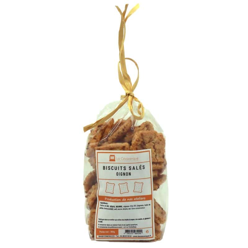 Biscuit salés oignon 180g