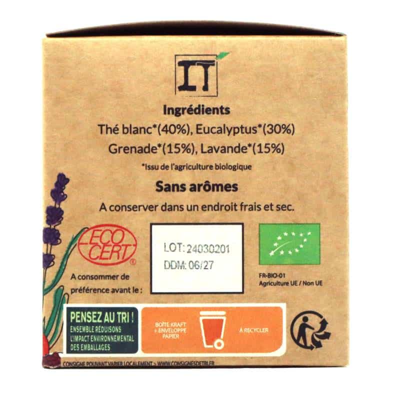 Thé blanc grenade bio 30g