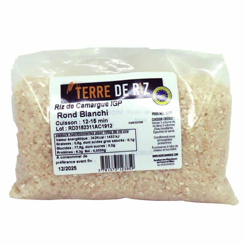 IGP Riz Camargue rond blanchi 500g