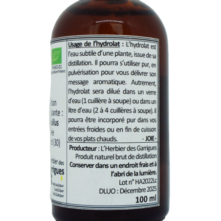 Hydrolat Verveine citronée spray 100ml