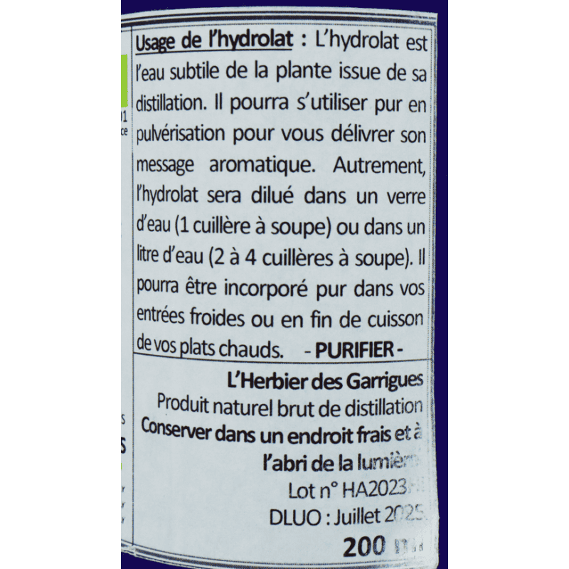 Hydrolat Immortelle d'Italie spray 200ml