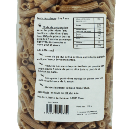 Pâtes Maccheroni 500g