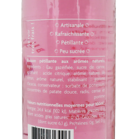 Citron framboise sans alcool pétillant 27.5cl