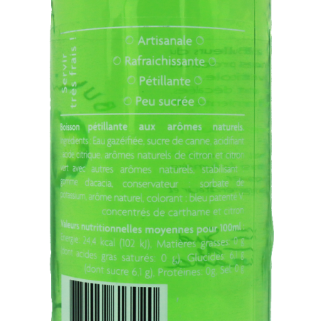 Citron vert Yuzu sans alcool pétillant 27.5cl