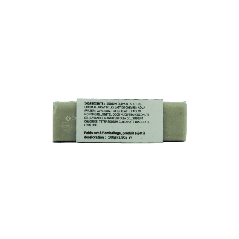 Savon Lavande - Lait de chèvre - argile verte 100g