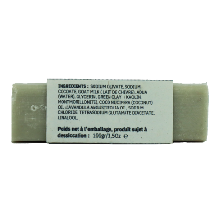 Savon Lavande - Lait de chèvre - argile verte 100g