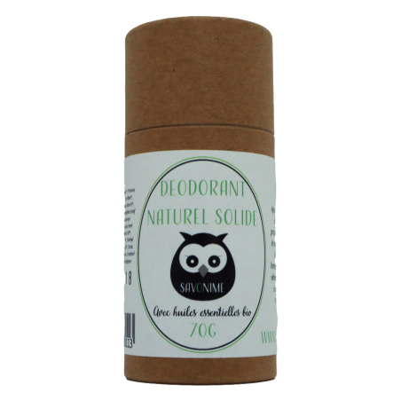 Déodorant solide en stick aux huiles essentielles Bio 70g