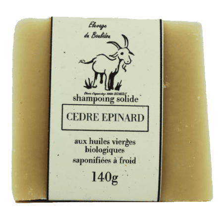 Shampoing solide Cèdre épinard 140g