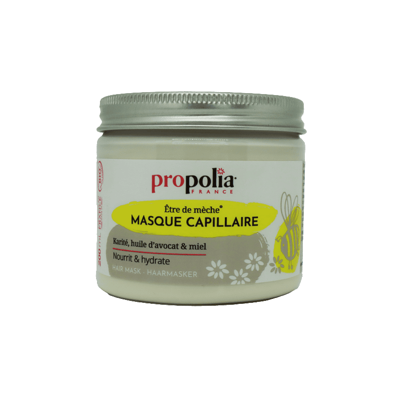 Masque cheveux Bio Karité, Miel & Huile d'avocat 200ml
