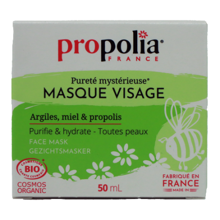 Masque visage Bio Propolis, Miel, Kaolin & Illite 50ml