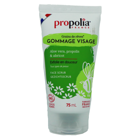 Gommage visage Bio Propolis, Aloe vera & Abricot 75ml