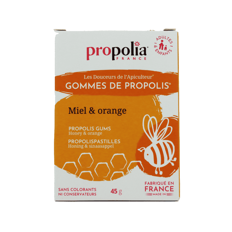 Gommes de Propolis Miel & Orange
