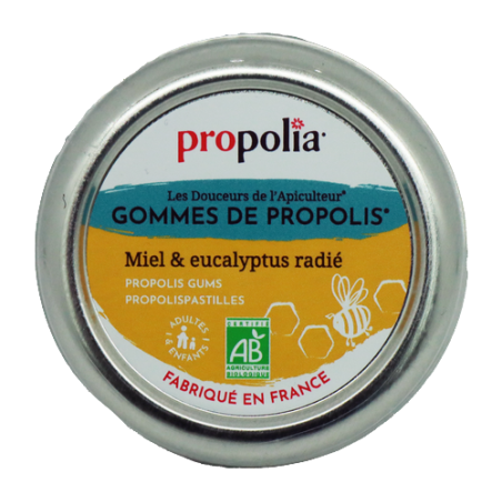 Gommes de Propolis, Miel & Eucalyptus Radié Bio 45g