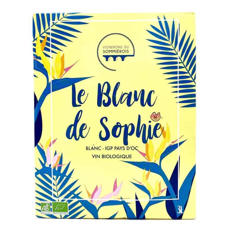Le blanc de Sophie 3L - Vignerons du Sommiérois