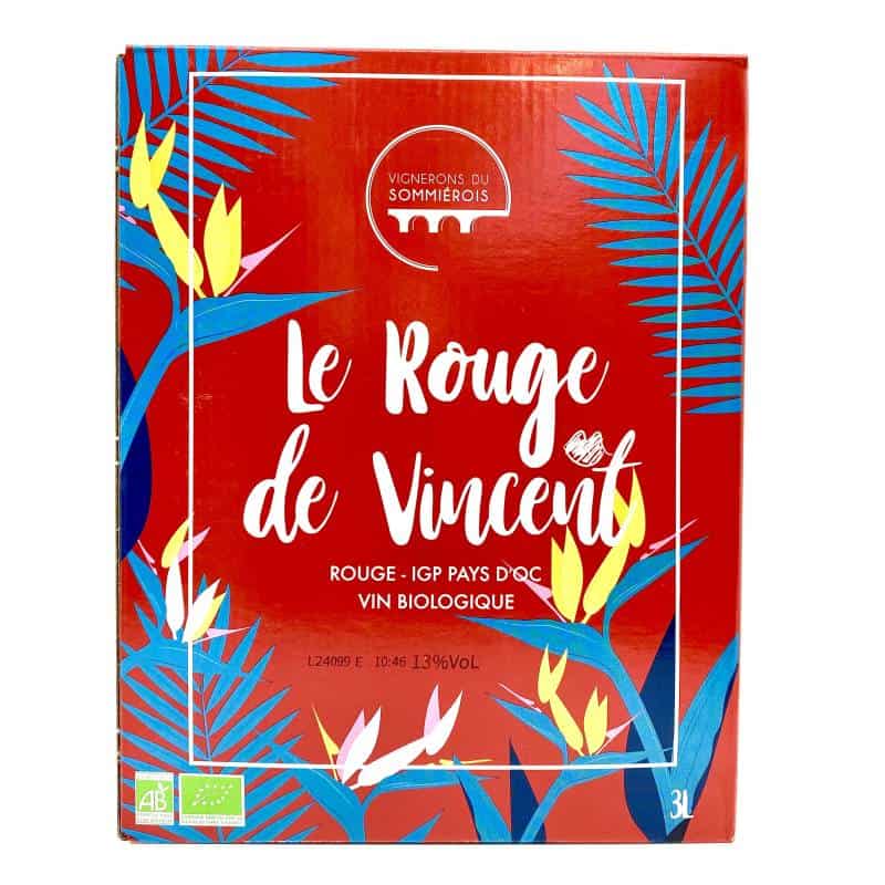 Le rouge de Vincent 3L - Vignerons du Sommiérois