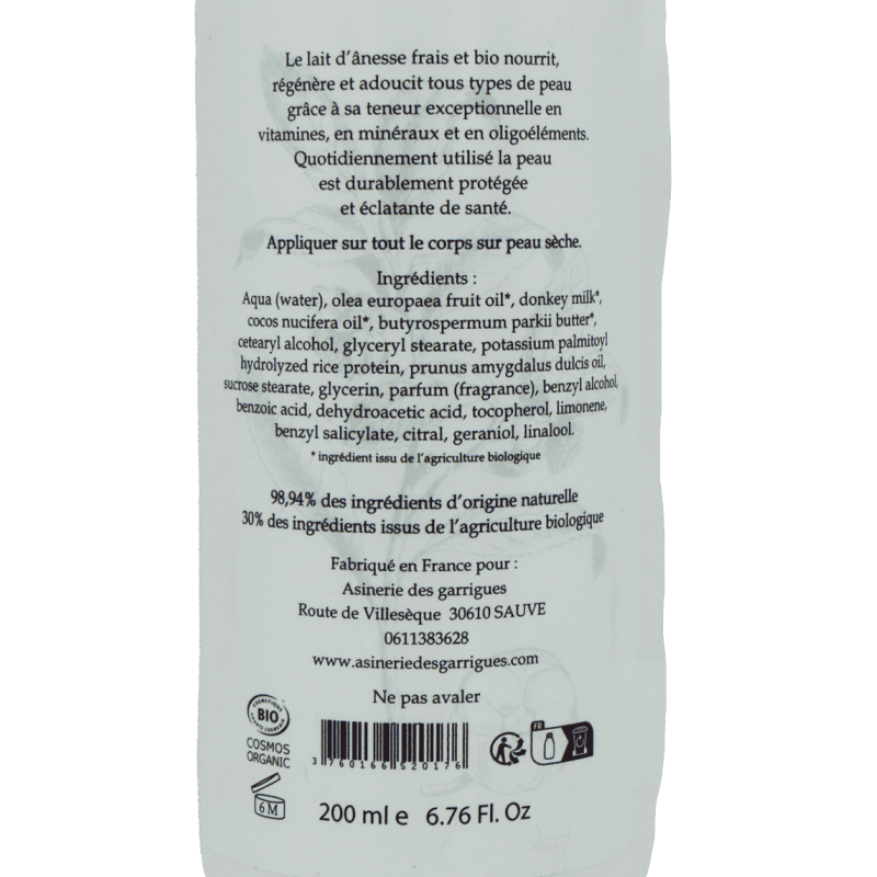 Lait corporel thé blanc 200ml