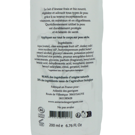Lait corporel thé blanc 200ml