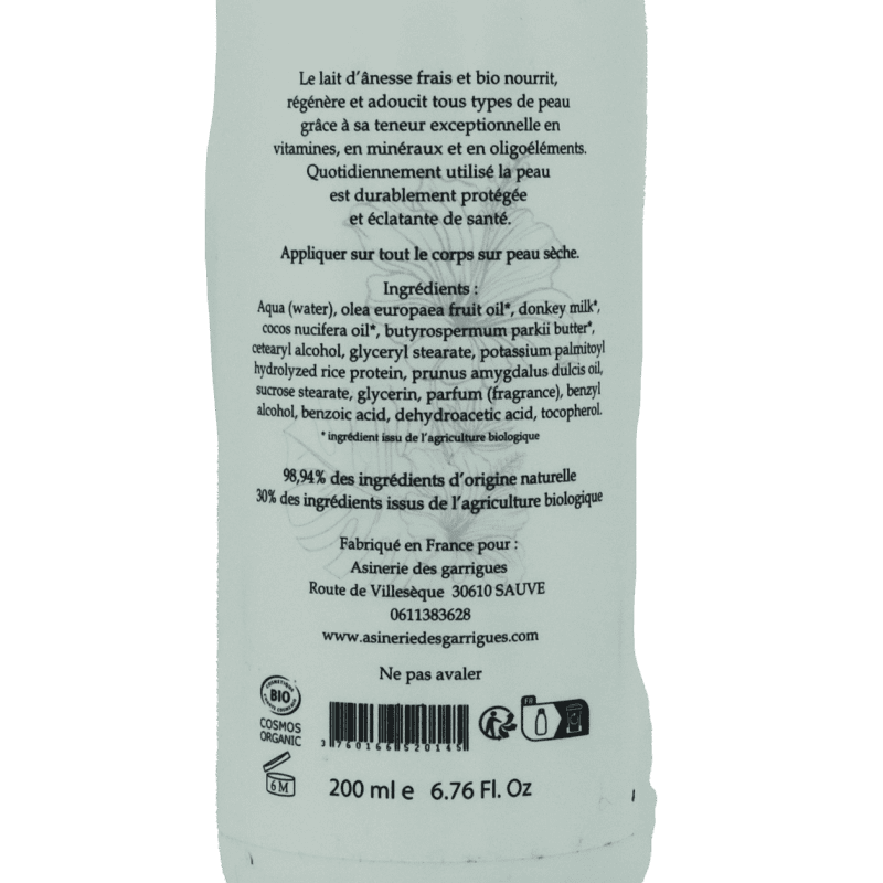 Lait corporel fleurs d'hibiscus 200ml