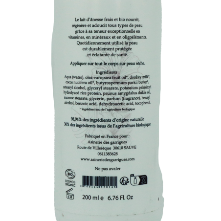 Lait corporel fleurs d'hibiscus 200ml