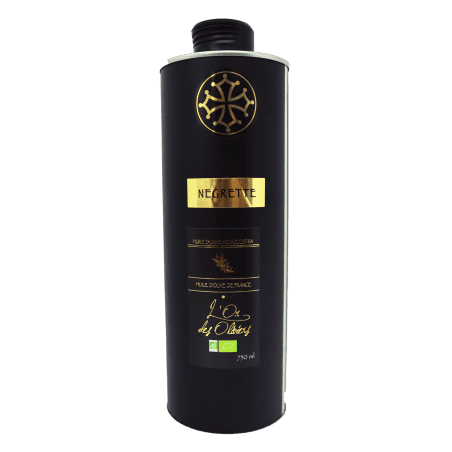 Huile d'olive Négrette bio 75cl