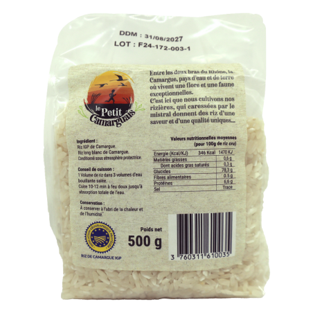 Riz Long blanc 500g