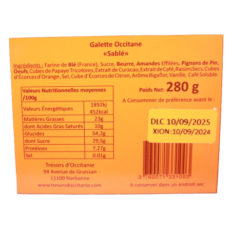 La Galette Occitane 280g