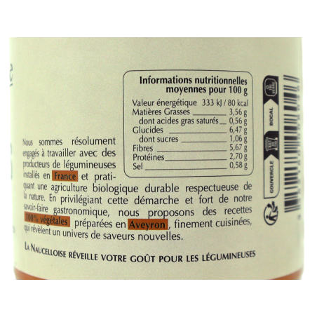 Soupe de pois cassés muscade 580g