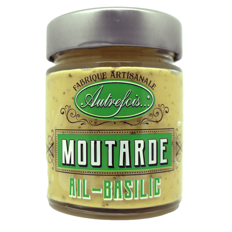 Moutarde Ail-Basilic 130g