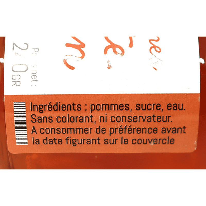 Gelée de pomme Reinette du Vigan 240g
